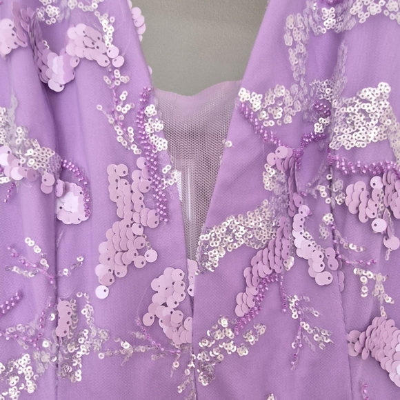 Lavender Formal Prom dress - Picture 4 of 11